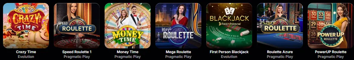 NV Casino Live-Spiele